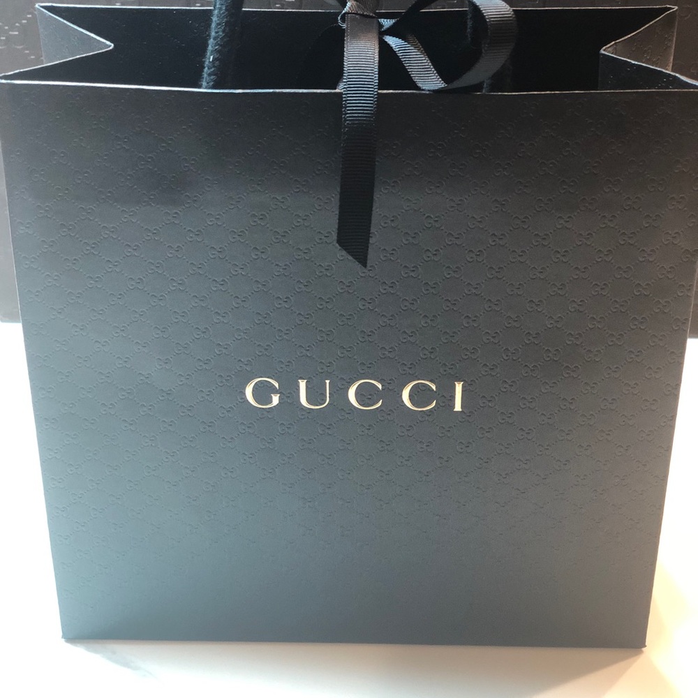 Gucci paper bag shopper bag